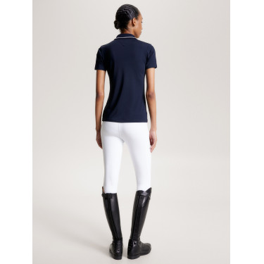 Polo Tommy Hilfiger Equestrian Harlem a maniche corte da donna Polo Tommy Hilfiger Equestrian Harlem a maniche corte da donna