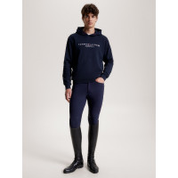 Felpa con cappuccio grafica Tommy Hilfiger Equestrian Williamsburg unisex Blu navy