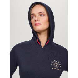 Felpa con cappuccio Tommy Hilfiger Equestrian Richmond donna Blu navy Felpa con cappuccio Tommy Hilfiger Equestrian Richmond donna Blu navy