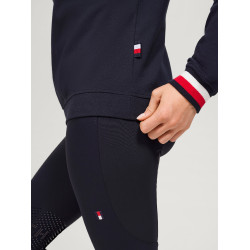 Felpa con cappuccio Tommy Hilfiger Equestrian Richmond donna Blu navy Felpa con cappuccio Tommy Hilfiger Equestrian Richmond donna Blu navy
