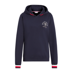Felpa con cappuccio Tommy Hilfiger Equestrian Richmond donna Blu navy Felpa con cappuccio Tommy Hilfiger Equestrian Richmond donna Blu navy