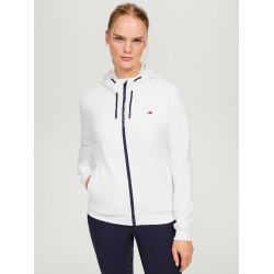 Felpa con zip Tommy Hilfiger Equestrian Kingston donna