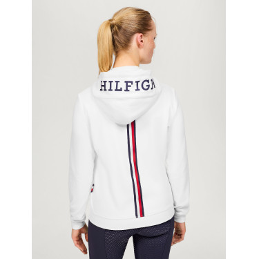 Felpa con zip Tommy Hilfiger Equestrian Kingston donna Ecru Felpa con zip Tommy Hilfiger Equestrian Kingston donna Ecru