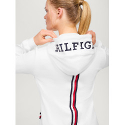 Felpa con zip Tommy Hilfiger Equestrian Kingston donna Ecru Felpa con zip Tommy Hilfiger Equestrian Kingston donna Ecru
