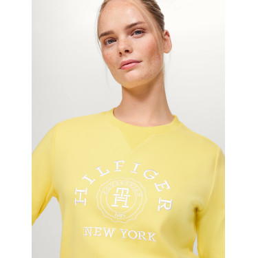 Felpa grafica Tommy Hilfiger Equestrian Evans donna Limone ella Giallo Felpa grafica Tommy Hilfiger Equestrian Evans donna Limone ella Giallo