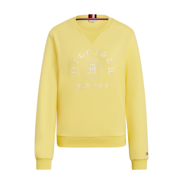 Felpa grafica Tommy Hilfiger Equestrian Evans donna Limone ella Giallo Felpa grafica Tommy Hilfiger Equestrian Evans donna Limone ella Giallo