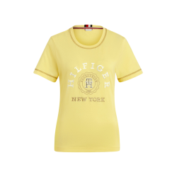 T-shirt grafico Tommy Hilfiger Equestrian Newport da donna a maniche corte