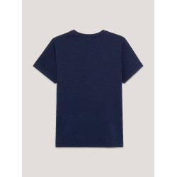 T-shirt Tommy Hilfiger Equestrian Manhattan a maniche corte da donna Blu navy