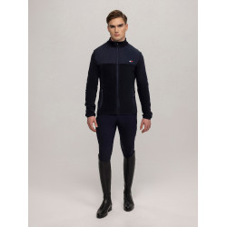Giacca Tommy Hilfiger Equestrian Michigan in pile da uomo Blu navy Giacca Tommy Hilfiger Equestrian Michigan in pile da uomo Blu navy