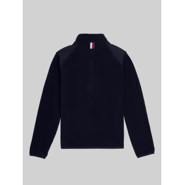 Giacca Tommy Hilfiger Equestrian Michigan in pile da uomo Blu navy Giacca Tommy Hilfiger Equestrian Michigan in pile da uomo Blu navy