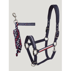 Capestro e lunghina Tommy Hilfiger Equestrian Yale Blu navy Capestro e lunghina Tommy Hilfiger Equestrian Yale Blu navy