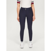 Pantaloni Tommy Hilfiger Equestrian Helena full grip donna Blu navy
