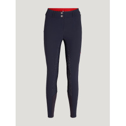 Pantaloni Tommy Hilfiger Equestrian Helena full grip donna Blu navy Pantaloni Tommy Hilfiger Equestrian Helena full grip donna Blu navy