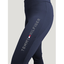 Leggings Tommy Hilfiger Equestrian Elmira da donna full grip con strass Leggings Tommy Hilfiger Equestrian Elmira da donna full grip con strass