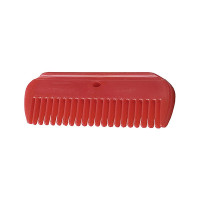 Pettine per criniera Horze in plastica Rosso
