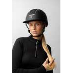 Casco in Metallo Scintillante Monarch II Horze Nero / nero Casco in Metallo Scintillante Monarch II Horze Nero / nero