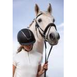 Casco in Metallo Scintillante Monarch II Horze Nero / nero Casco in Metallo Scintillante Monarch II Horze Nero / nero