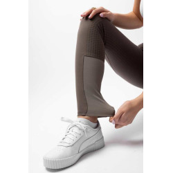 Pantaloni con grip integrale per tutte le stagioni Horze Mira Marrone morel