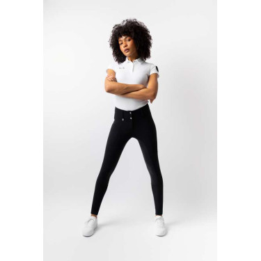 Pantaloni Horze Grand Prix Pro da donna con fondo integrale Blu marino scuro