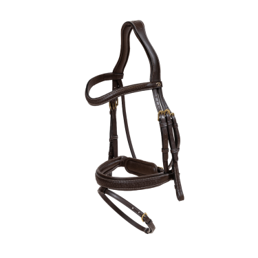 Briglia Dy'on collezione D capezzina combinata intrecciata con Pull Back Briglia Dy'on collezione D capezzina combinata intrecciata con Pull Back