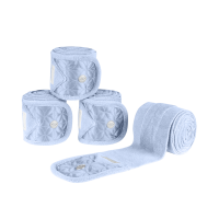 Fasce polari Waldhausen Rom confezione da 4 Blu pastello