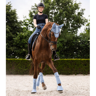 Fasce polari Waldhausen Rom confezione da 4 Blu pastello