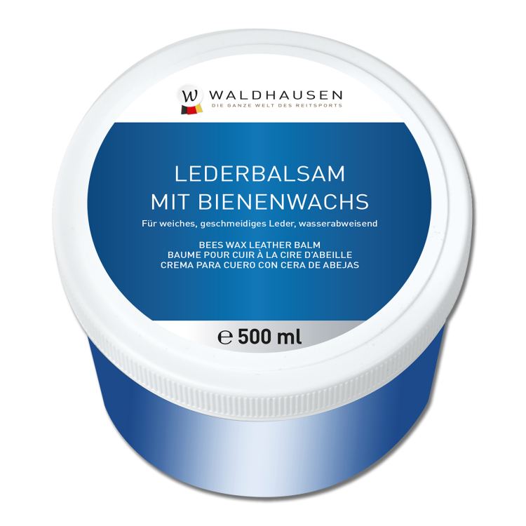Balsamo per cuoio Waldhausen cera d’api 500 ml