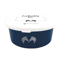 Ciotola per leccornie Lucky con coperchio Bianco