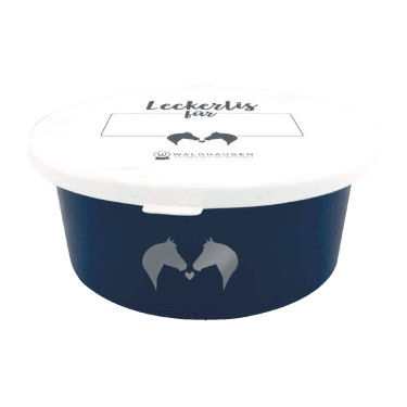 Ciotola per leccornie Lucky con coperchio Bianco