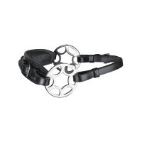 Briglia senza imboccatura Waldhausen Sensitiv con ruota Nero Briglia senza imboccatura Waldhausen Sensitiv con ruota Nero