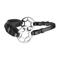 Briglia senza imboccatura Waldhausen Sensitiv con ruota Nero