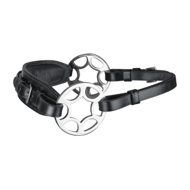 Briglia senza imboccatura Waldhausen Sensitiv con ruota Nero