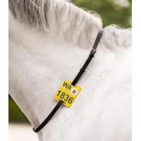 Cordoncino Waldhausen targhetta da equitazione Nero