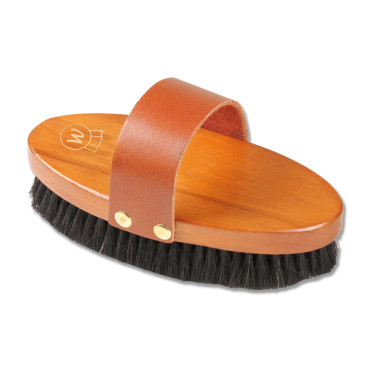 Spazzola da striglia Waldhausen HardWood con setole naturali Natura Beige