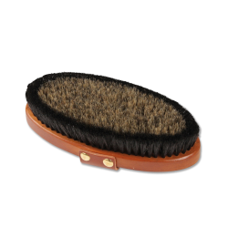 Spazzola da striglia Waldhausen HardWood con setole naturali Natura Beige