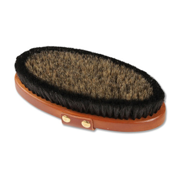 Spazzola da striglia Waldhausen HardWood con setole naturali Natura Beige