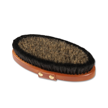 Spazzola da striglia Waldhausen HardWood con setole naturali Natura Beige