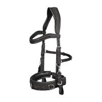 Capezzone Waldhausen in cuoio anatomico Nero