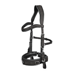 Capezzone Waldhausen in cuoio anatomico Nero