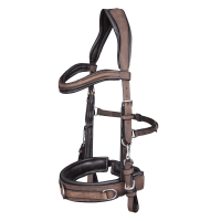 Capezzone Waldhausen in cuoio anatomico Nero