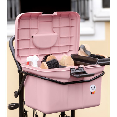 Carrello da scuderia in metallo Waldhausen Nero