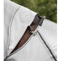 Coperta anti-mosche Waldhausen con collo amovibile Protect Grigio argento / grigio Coperta anti-mosche Waldhausen con collo amovibile Protect Grigio argento / grigio