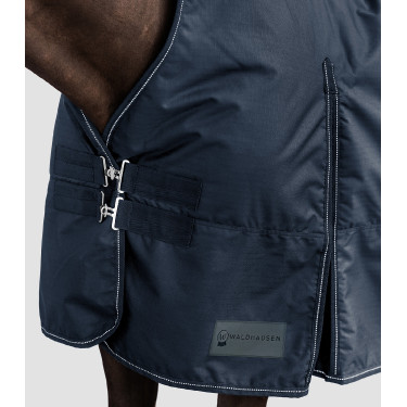 Coperta da esterno Waldhausen Nordic High Neck Light Blu notte