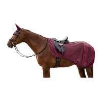 Coperta da equitazione anti-mosche Waldhausen Rom Rosso vellutato
