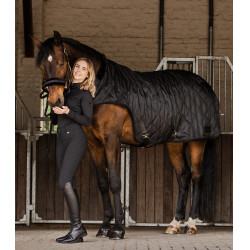 Coperta da passeggio Waldhausen Exclusive 50 g Nero