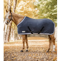 Coperta in pile Waldhausen Comfort Esperia Two Blu notte / crema