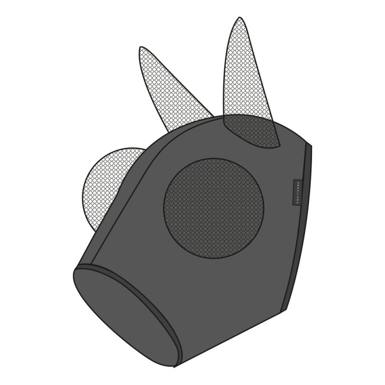 Maschera anti-mosche anti-UV Equithème Lycra