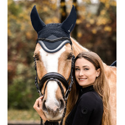 Cuffia anti mosche Waldhausen Competition Blu notte