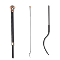 Frustino da dressage Waldhausen Noblesse Nero / oro rosa Frustino da dressage Waldhausen Noblesse Nero / oro rosa