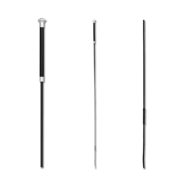 Frustino da dressage Waldhausen Noblesse Nero